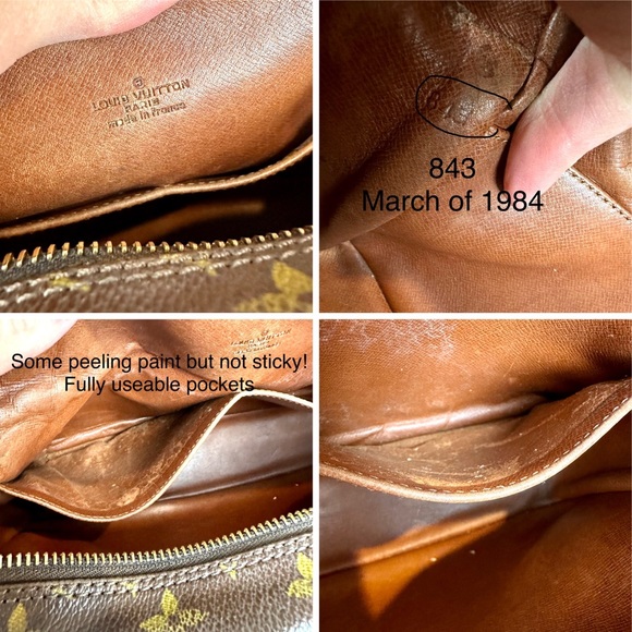 Louis Vuitton Trousse 28 cosmetic clutch crossbody bag with strap and charm - Picture 14 of 16